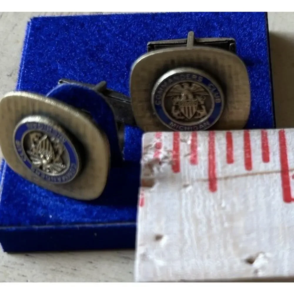 commanders club michigan cufflinks Gold Eagle Men’s Jewelry Special Occasion